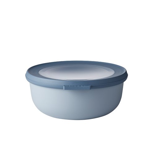 買一送一 | 荷蘭 Mepal 圓形密封保鮮盒750ml-藍