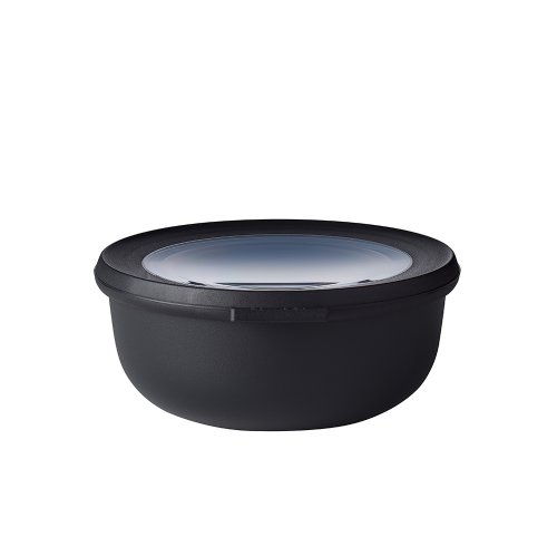 荷蘭 Mepal 圓形密封保鮮盒750ml-黑