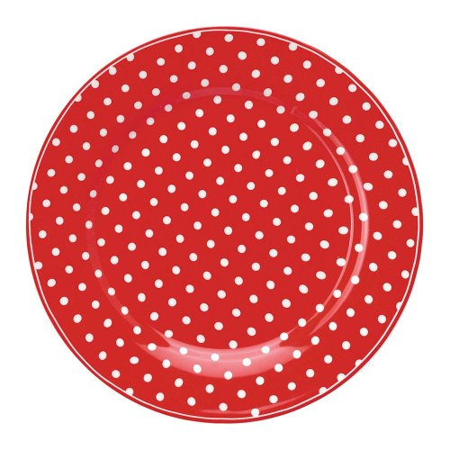 丹麥GreenGate Spot red 餐盤20.5cm
