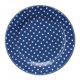 85折｜丹麥GreenGate Spot blue 餐盤20.5cm