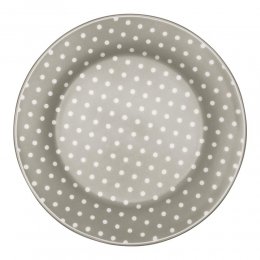 85折｜丹麥GreenGate Spot grey餐盤20.5cm