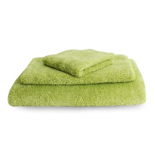LOVEL 7倍強效吸水抗菌超細纖維3件組(浴巾+毛巾+方巾)檸檬綠