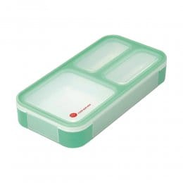 日本CB Japan 巴黎系列迷你薄型餐盒400ml-湖水綠