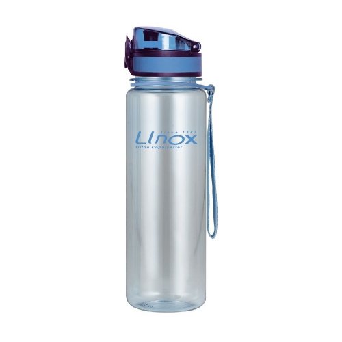 Linox強力彈蓋太空水瓶1000ml-藍色
