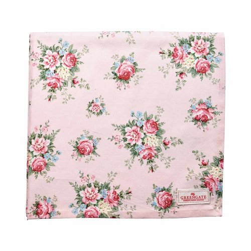 丹麥GreenGate Aurelia pale pink 桌巾150x150cm