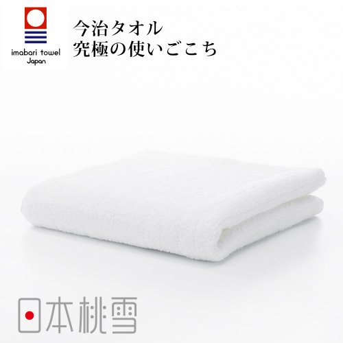 日本桃雪 今治超長棉毛巾-白色