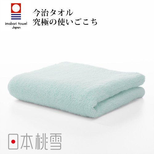 日本桃雪 今治超長棉毛巾-水藍色