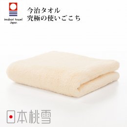88折｜日本桃雪 今治超長棉毛巾-米色