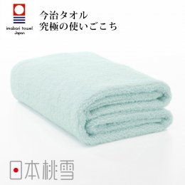 毛巾換季85折｜日本桃雪 今治超長棉浴巾-水藍色