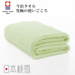 毛巾換季85折｜日本桃雪 今治超長棉浴巾-萊姆綠