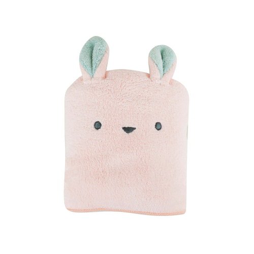 日本CB Japan 動物造型超細纖維毛巾-小白兔粉
