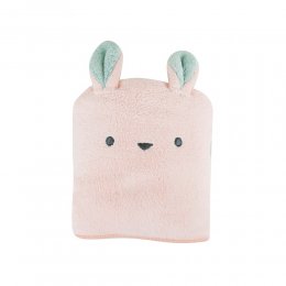 85折｜日本CB Japan 動物造型超細纖維毛巾-小白兔粉