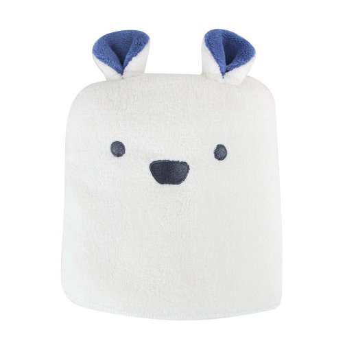 日本CB Japan 動物造型超細纖維浴巾-北極熊白