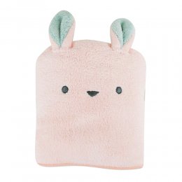 限時79折｜日本CB Japan 動物造型超細纖維浴巾-小白兔粉