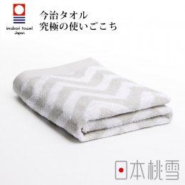毛巾換季85折｜日本桃雪 今治北歐浴巾-極光灰