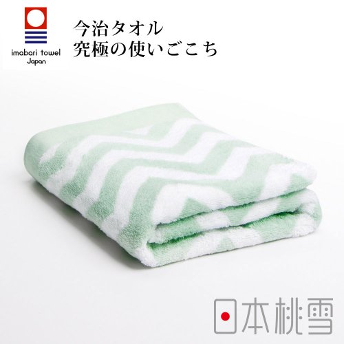 日本桃雪 今治北歐浴巾-幸福綠