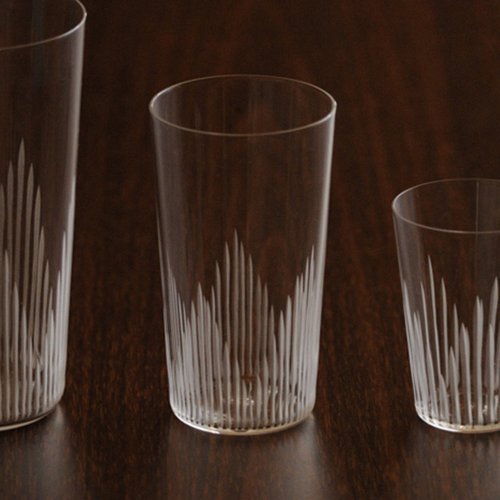 日本 廣田硝子 東京復刻BRUNCH玻璃水杯 150ml(竹)