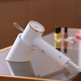 買就送沐浴鹽｜日本TWINBIRD 美型蒸氣掛燙機-白