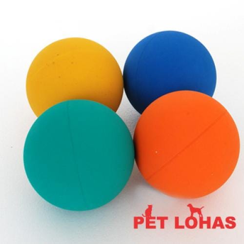 PET LOHAS《樂活多彩》超彈力橡膠球(10入組)