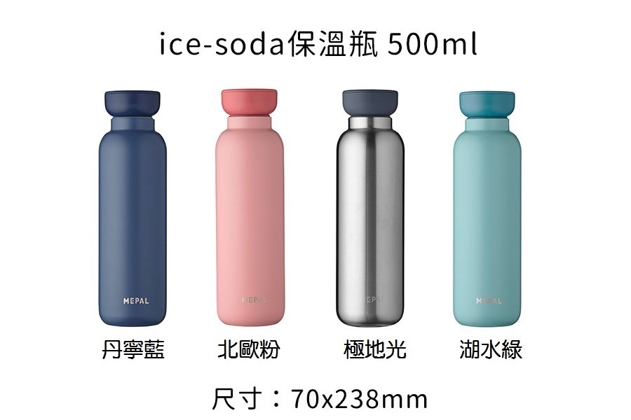 MEPALice-soda 丹寧藍北歐粉極地光 湖水綠R 70x238mm