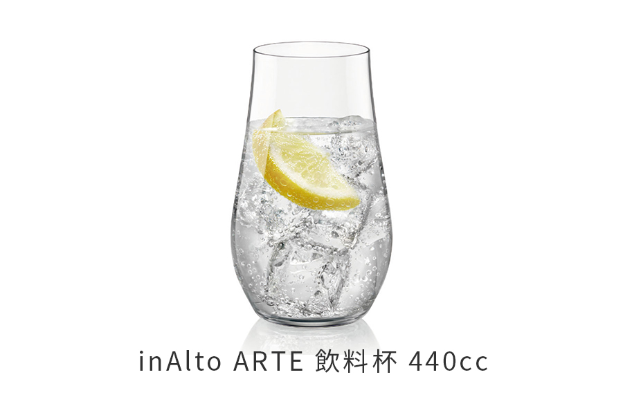 義大利Bormioli Rocco inAlto ARTE 水晶強化飲料杯440cc