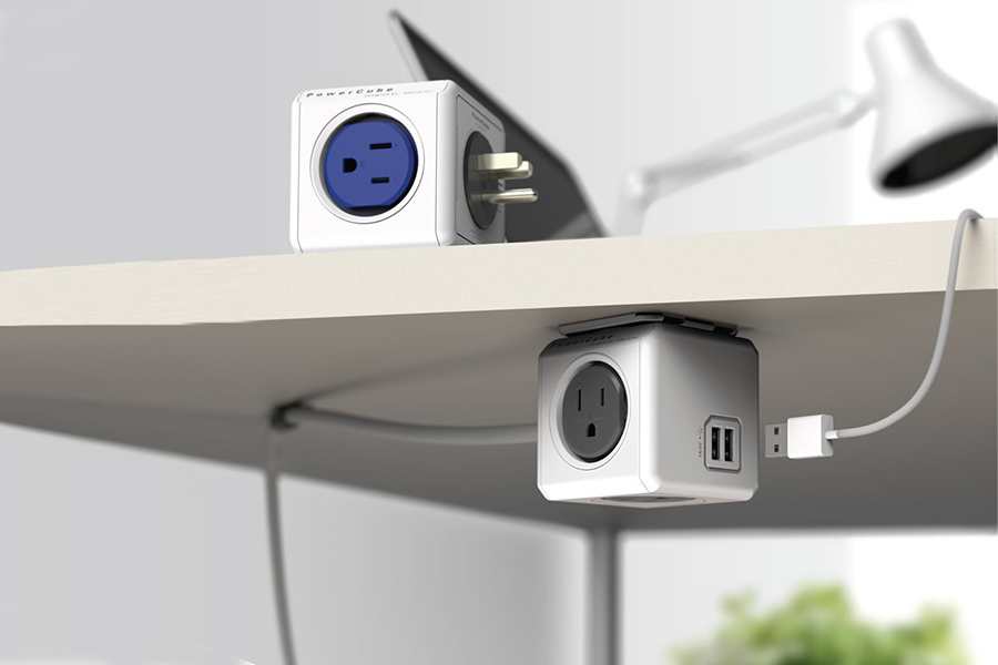 荷蘭PowerCube 擴充插座-USB兩用 自動斷電保護 插座不打架 檢驗合格 原廠貨