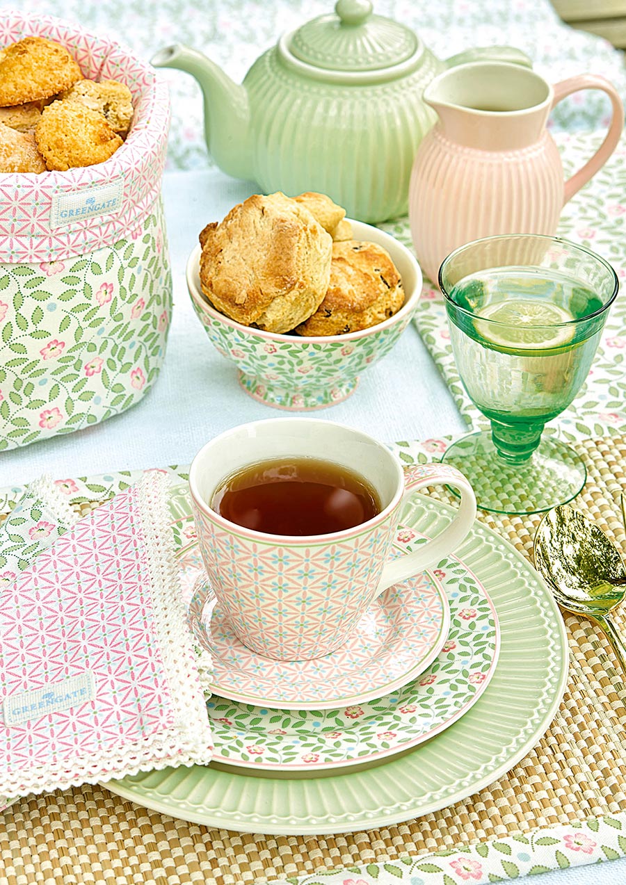 デンマーク GreenGate ロッタ ホワイト ラテカップ/フレンチ ラテボウル XL - ショップ greengate-tw グラス・コップ -  Pinkoi