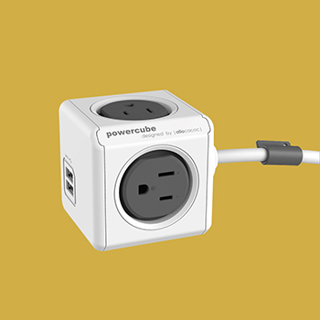 荷蘭PowerCube 擴充插座-USB兩用延長線1.5m 